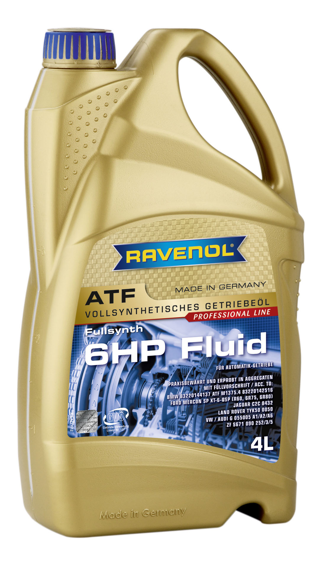 

Трансмиссионное масло RAVENOL 4014835732797 Atf 6hp