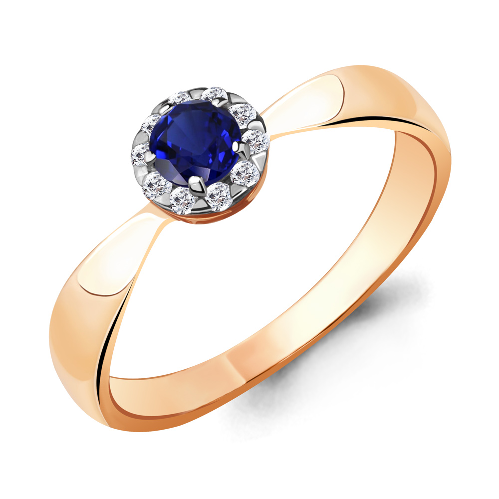 

Кольцо из красного золота с бриллиантом Aquamarine Aquamarine 961921к_585_кз р, 961921к_585_кз