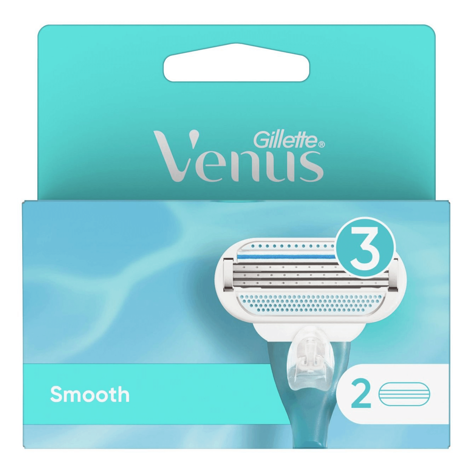 Кассеты Venus Smooth для станка с тройными лезвиями 2 шт