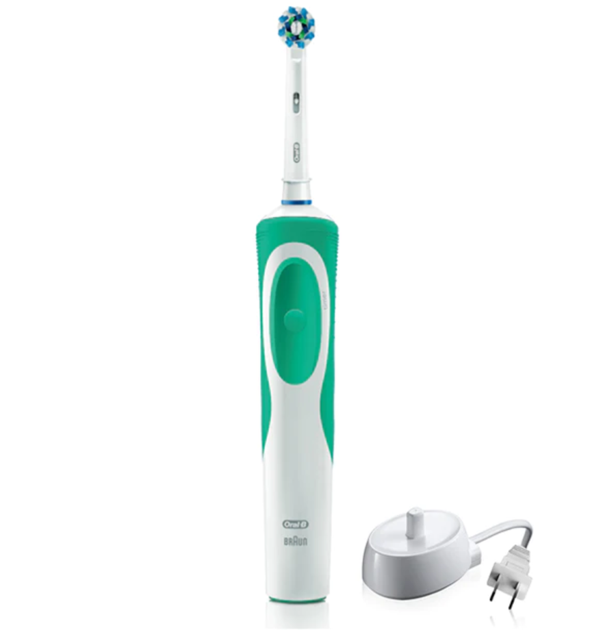 Электрическая зубная щетка Oral-B Vitality зеленый фен щетка vgr v 493 1000 вт зеленый
