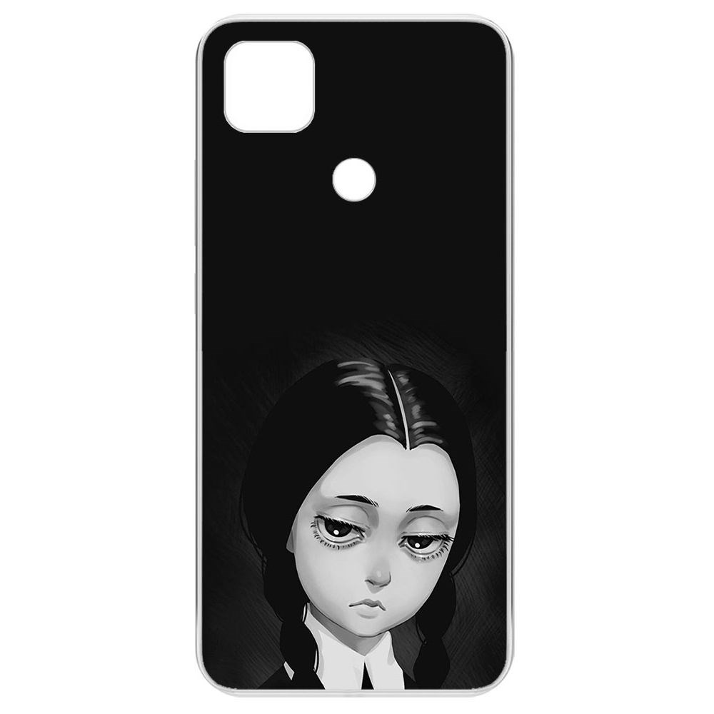

Чехол-накладка Krutoff Clear Case Уэнсдей Аддамс - Рисованная Уэнсдей для Xiaomi Redmi 9C