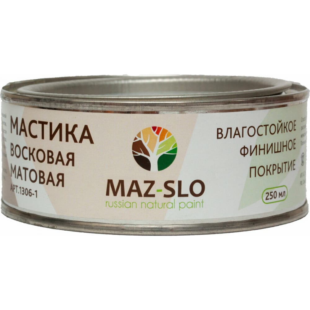 Восковая мастика MAZ-SLO матовая 025 л 8066992 1579₽