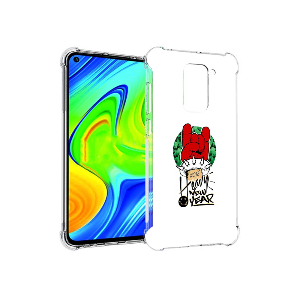 Чехол MyPads Tocco для Xiaomi Redmi Note 9 Гангстер новый год (PT150805.258.53)