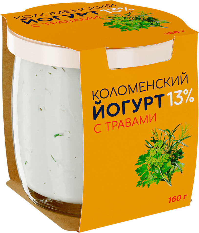 Сметана Коломенский С травами 13% 160 г