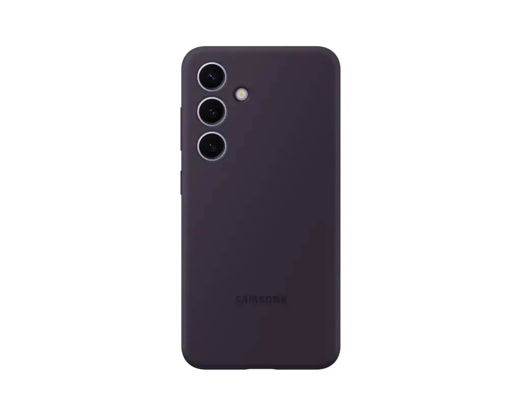 

Чехол Samsung Silicone Case для Galaxy S24, темно-фиолетовый, Silicone Case