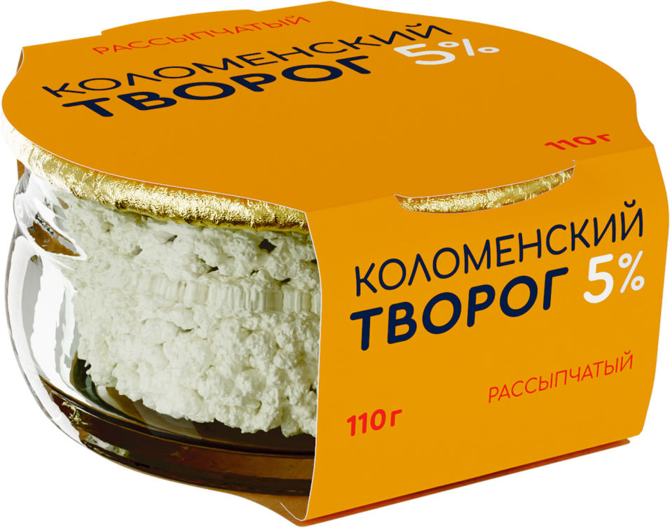 фото Творог коломенский рассыпчатый 5% 110 г