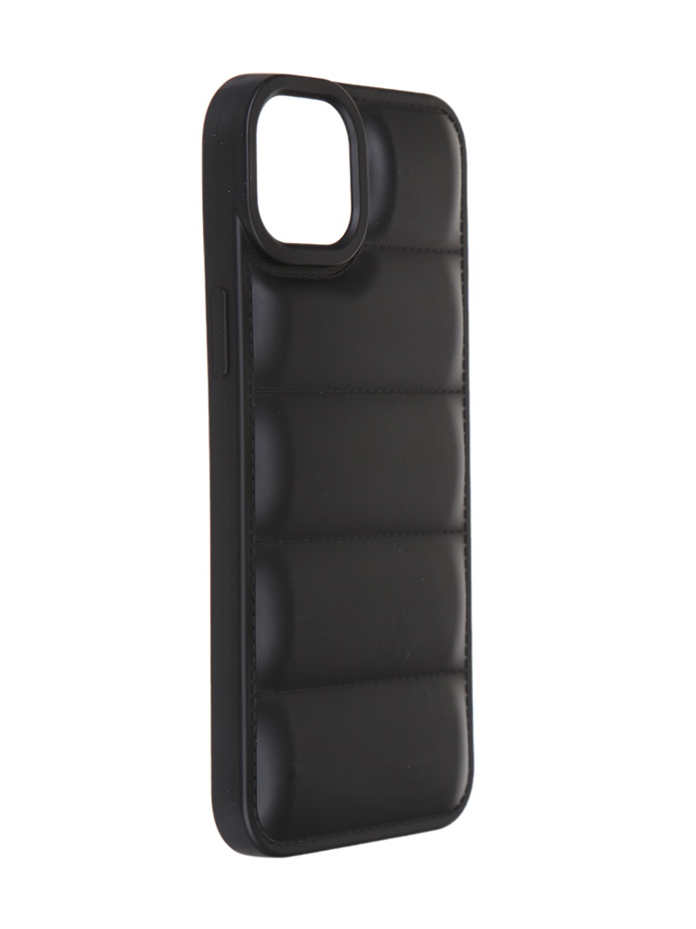 фото Чехол df для apple iphone 14 plus silicone дутый black ijacket-02 df-group
