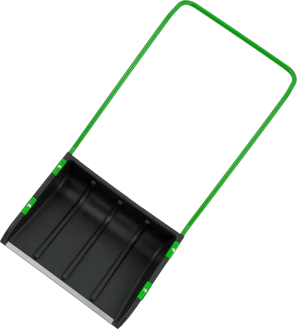 Скрепер/движок для уборки снега Павловская Заря Пластик 82362595 60 см x 42 см с черенком