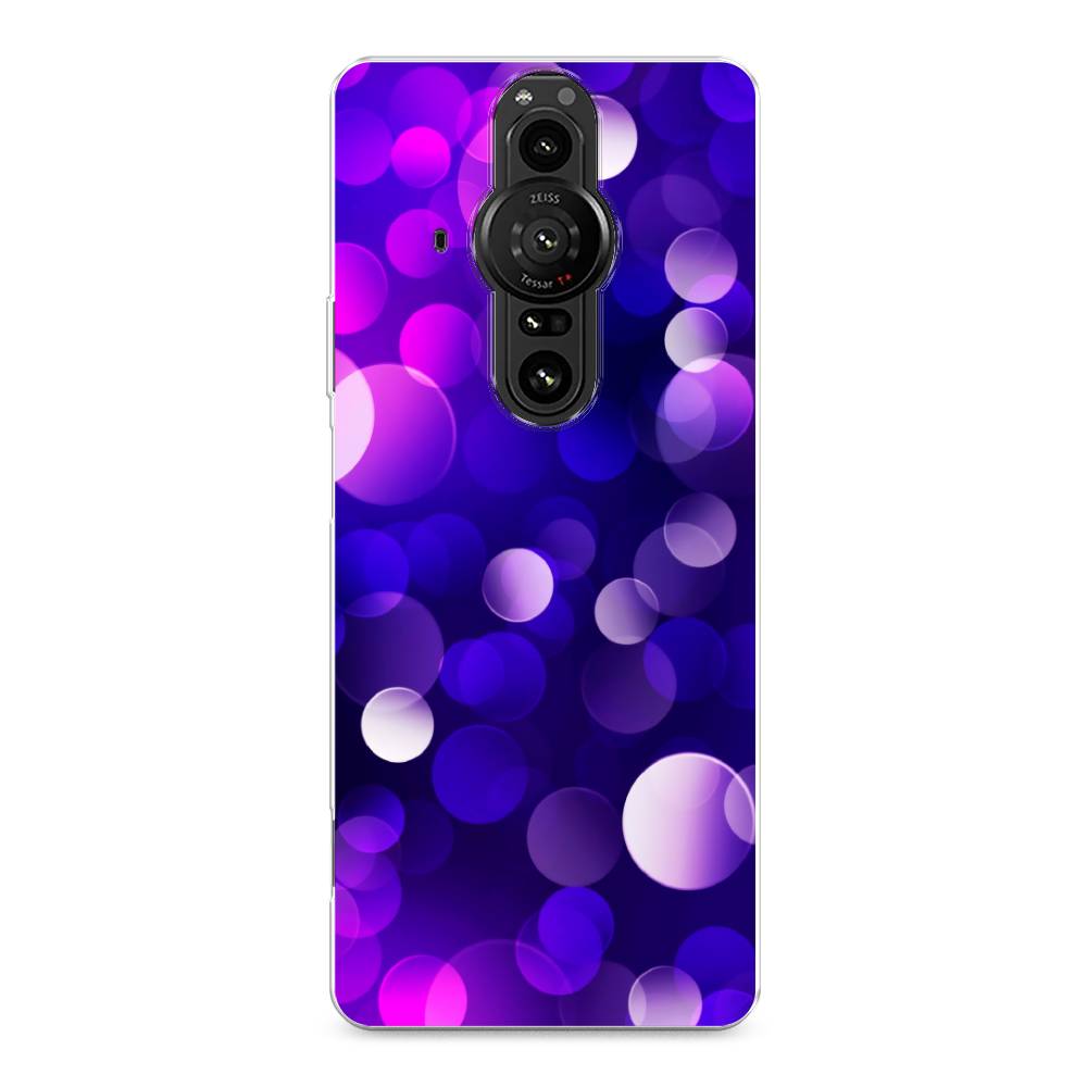 

Чехол на Sony Xperia Pro-I "Абстракция 27", Фиолетовый, 55050-3