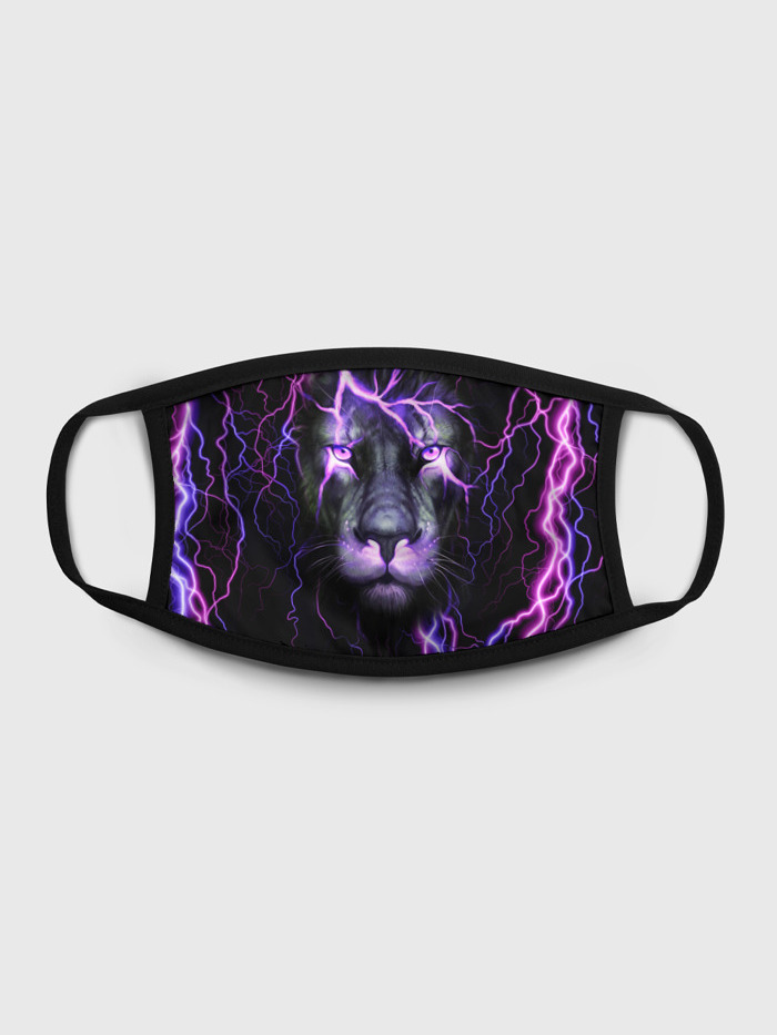 

Многоразовая маска унисекс Burnettie Neon Lion, Разноцветный, Neon Lion