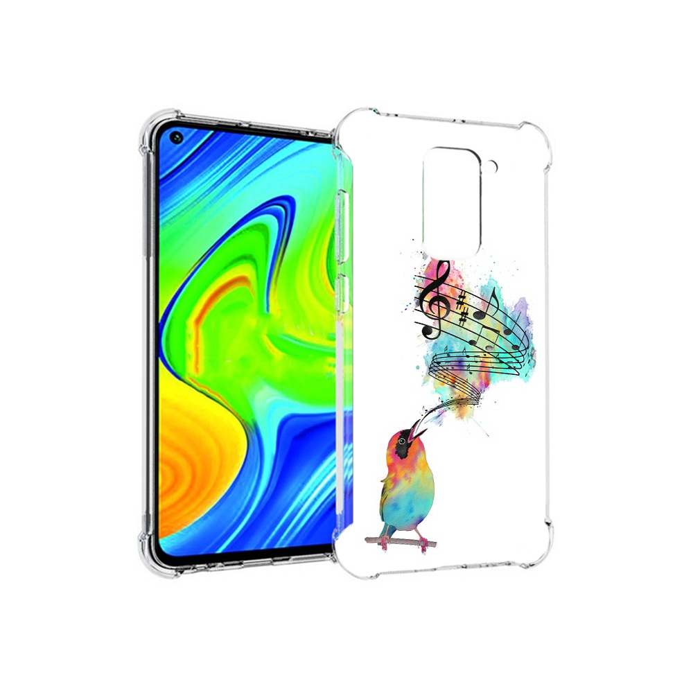 

Чехол MyPads Tocco для Xiaomi Redmi Note 9 певчая птичка (PT150805.258.536), Прозрачный, Tocco