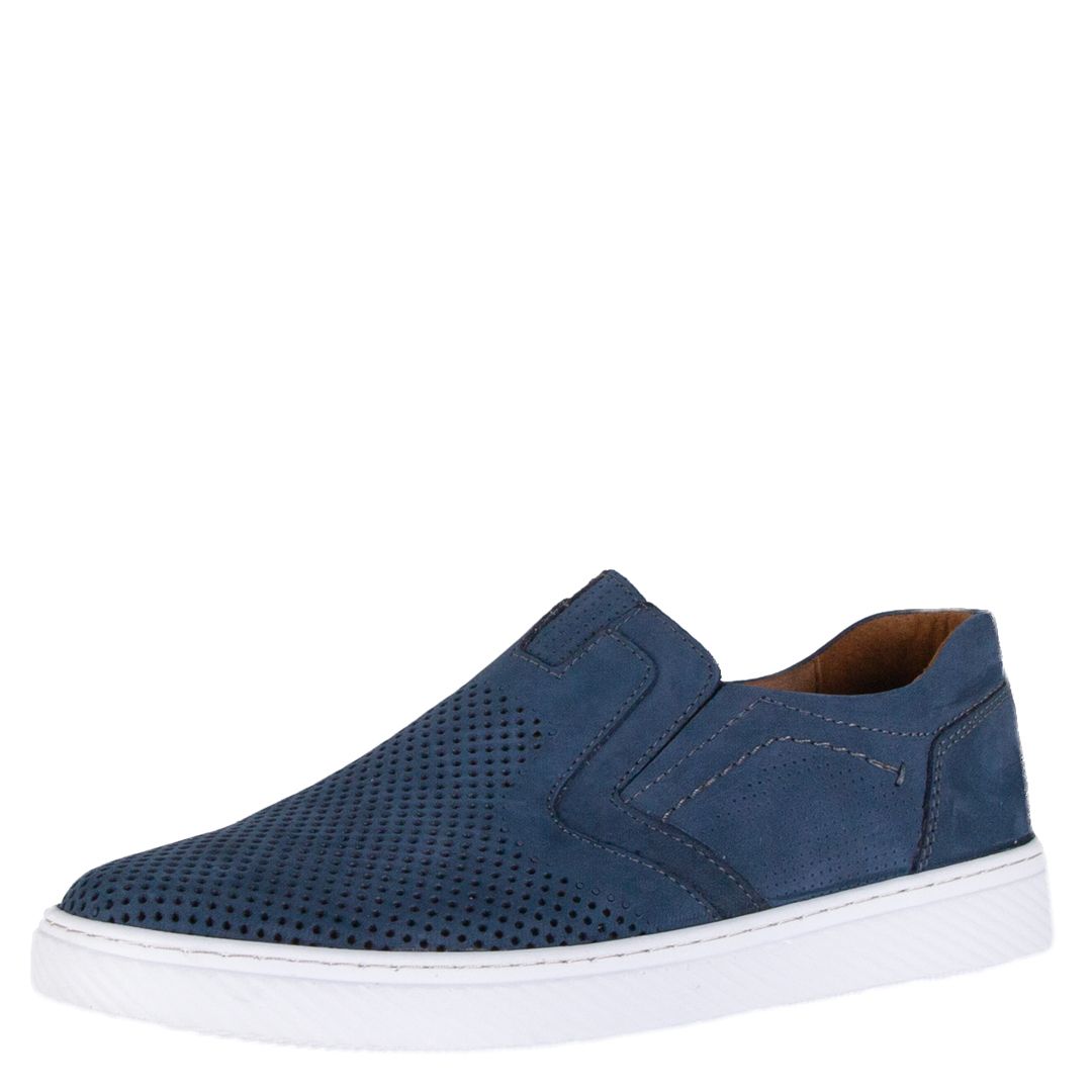 

Слипоны мужские Шах 8949 l.blue голубые 42 RU, 8949 l.blue