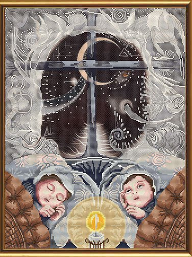 

Вышивка бисером Сон как слон ННД 3020, 25x34 см от НОВА СЛОБОДА