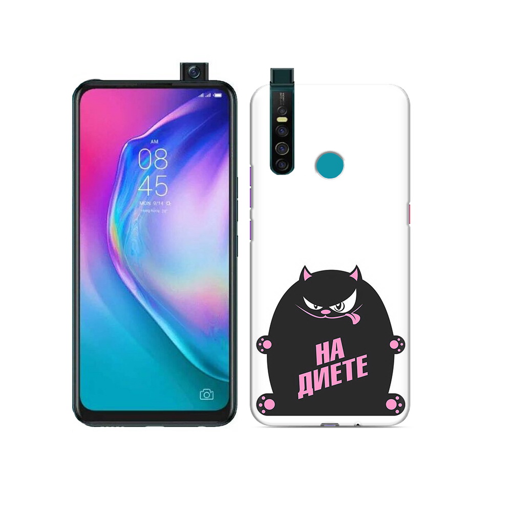 

Чехол MyPads Tocco для Tecno Camon 15 Pro на диете, Прозрачный, Tocco