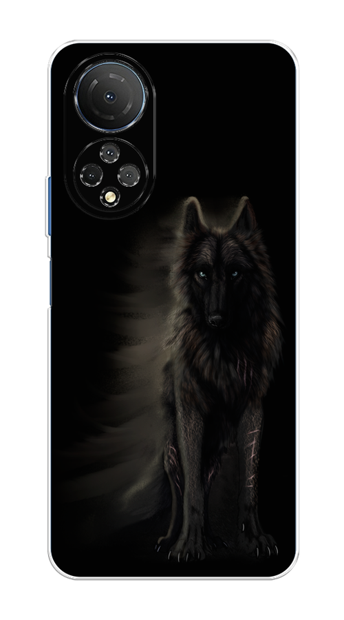 

Чехол на Honor X7 2022 "Туманный волк", Черный, 6108850-1
