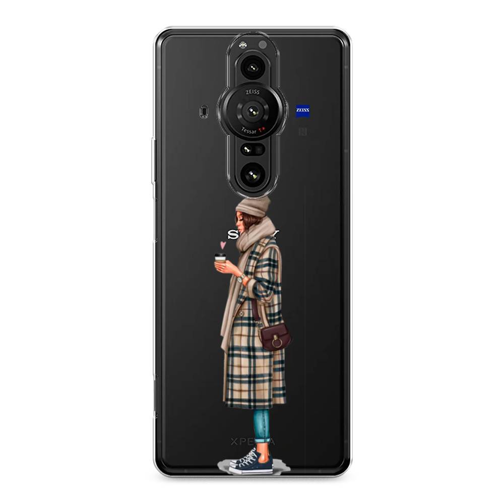

Чехол на Sony Xperia Pro-I "Утренний кофе", Коричневый;бежевый, 55050-6