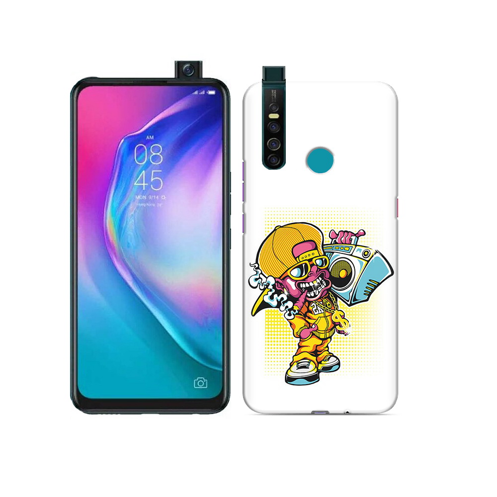 

Чехол MyPads Tocco для Tecno Camon 15 Pro нарисованный парень с колонкой, Прозрачный, Tocco