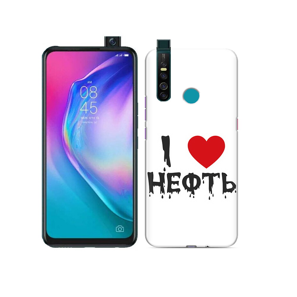 

Чехол MyPads Tocco для Tecno Camon 15 Pro нефть, Прозрачный, Tocco