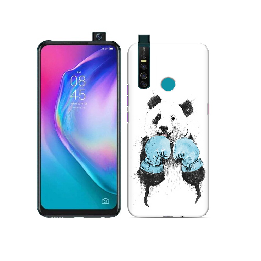

Чехол MyPads Tocco для Tecno Camon 15 Pro панда боксер, Прозрачный, Tocco