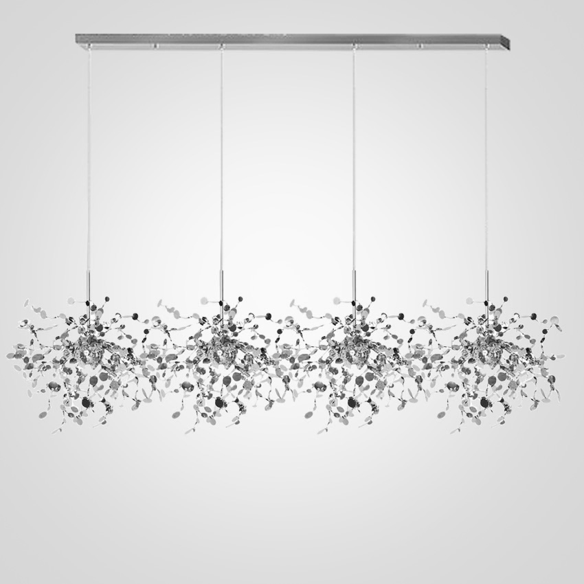 фото Люстра tezani argent suspension linear 4 l140 imperiumloft