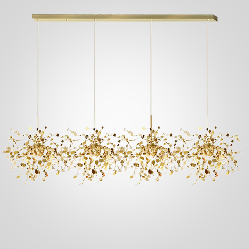 

Люстра Tezani Argent Suspension Linear Gold 4L 140, 40.2060-4
