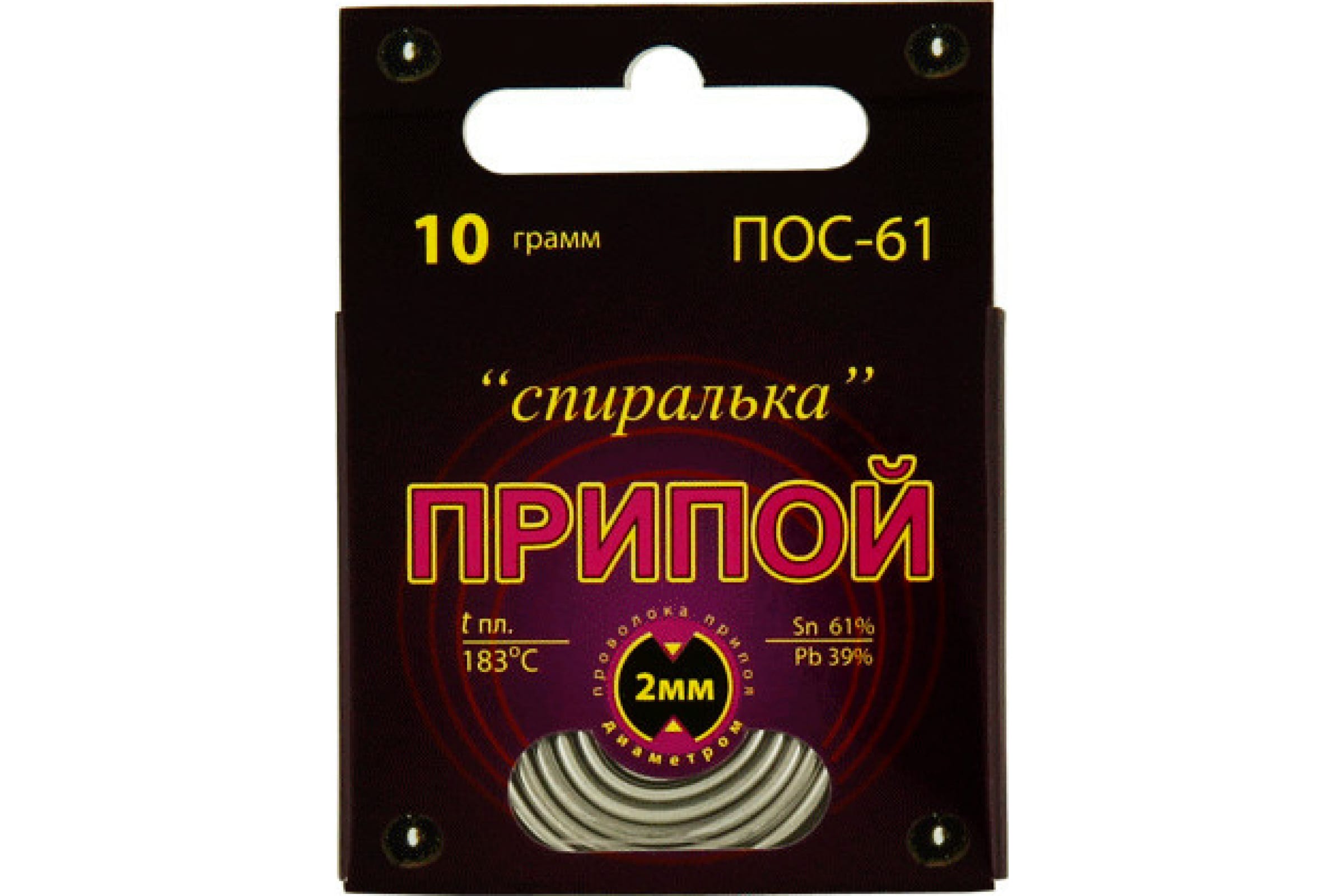 

Connector Припой "Спиралька" ПОС-61 10 г. PPSP-POS61-10