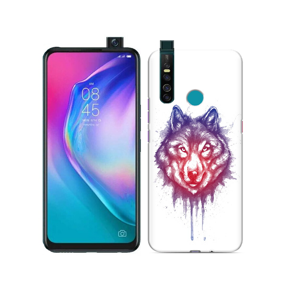 

Чехол MyPads Tocco для Tecno Camon 15 Pro пушистый волк, Прозрачный, Tocco