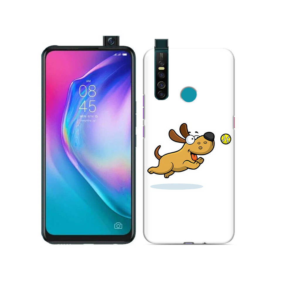 

Чехол MyPads Tocco для Tecno Camon 15 Pro пёсик, Прозрачный, Tocco