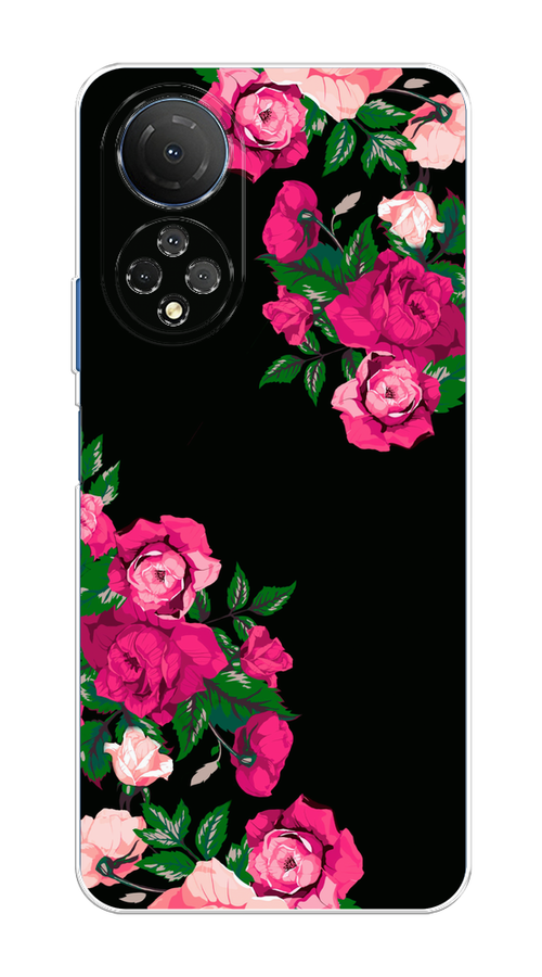 

Чехол на Honor X7 2022 "Розы фуксия", Черный;розовый;зеленый, 6108850-1