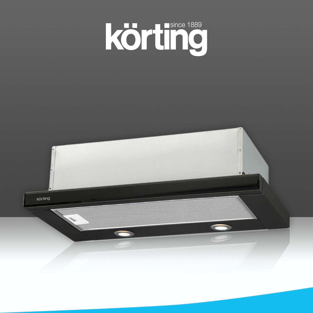 Вытяжка встраиваемая Korting KHP 6617 GN черный вытяжка встраиваемая korting khp 6617 rb
