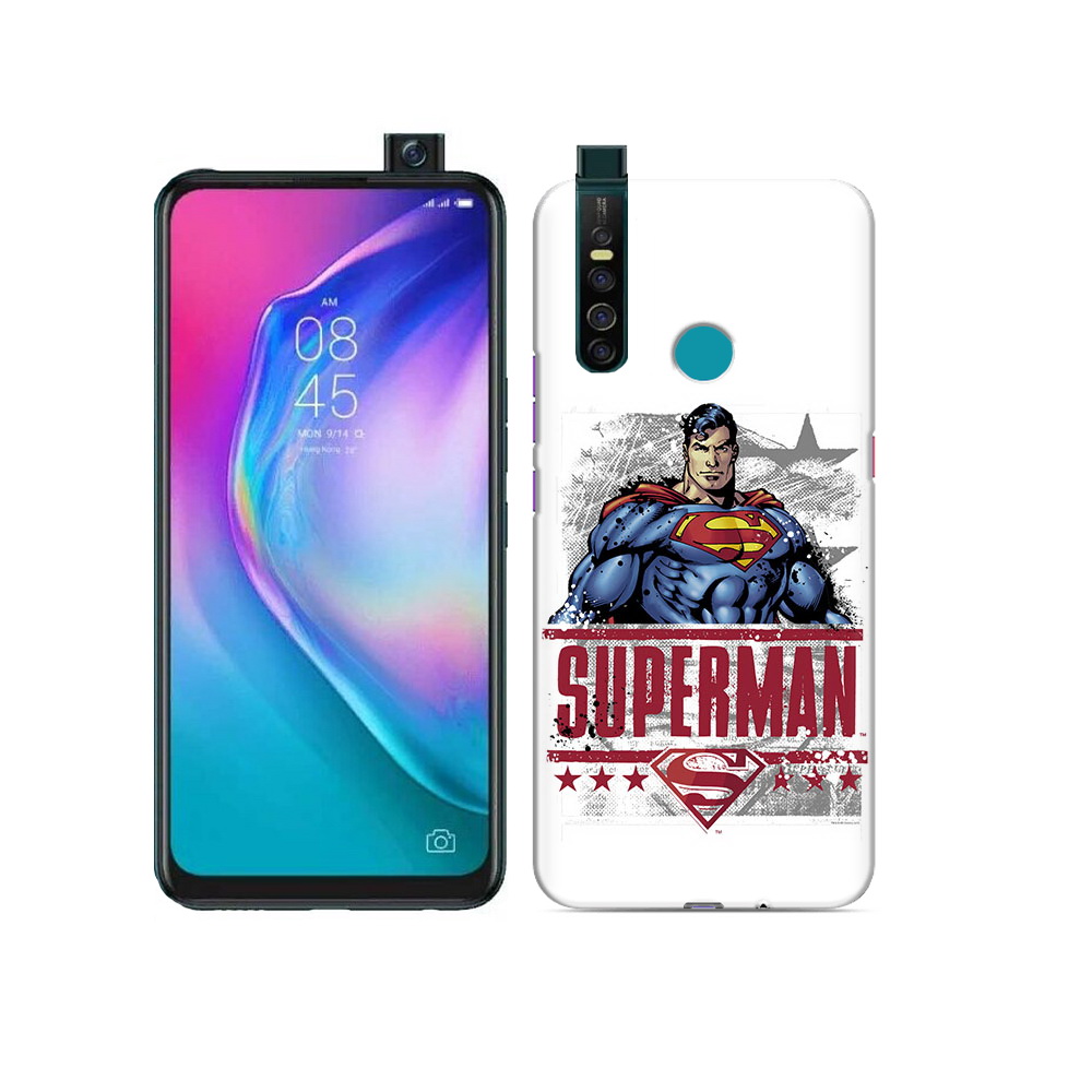 

Чехол MyPads Tocco для Tecno Camon 15 Pro рисунок супермен, Прозрачный, Tocco