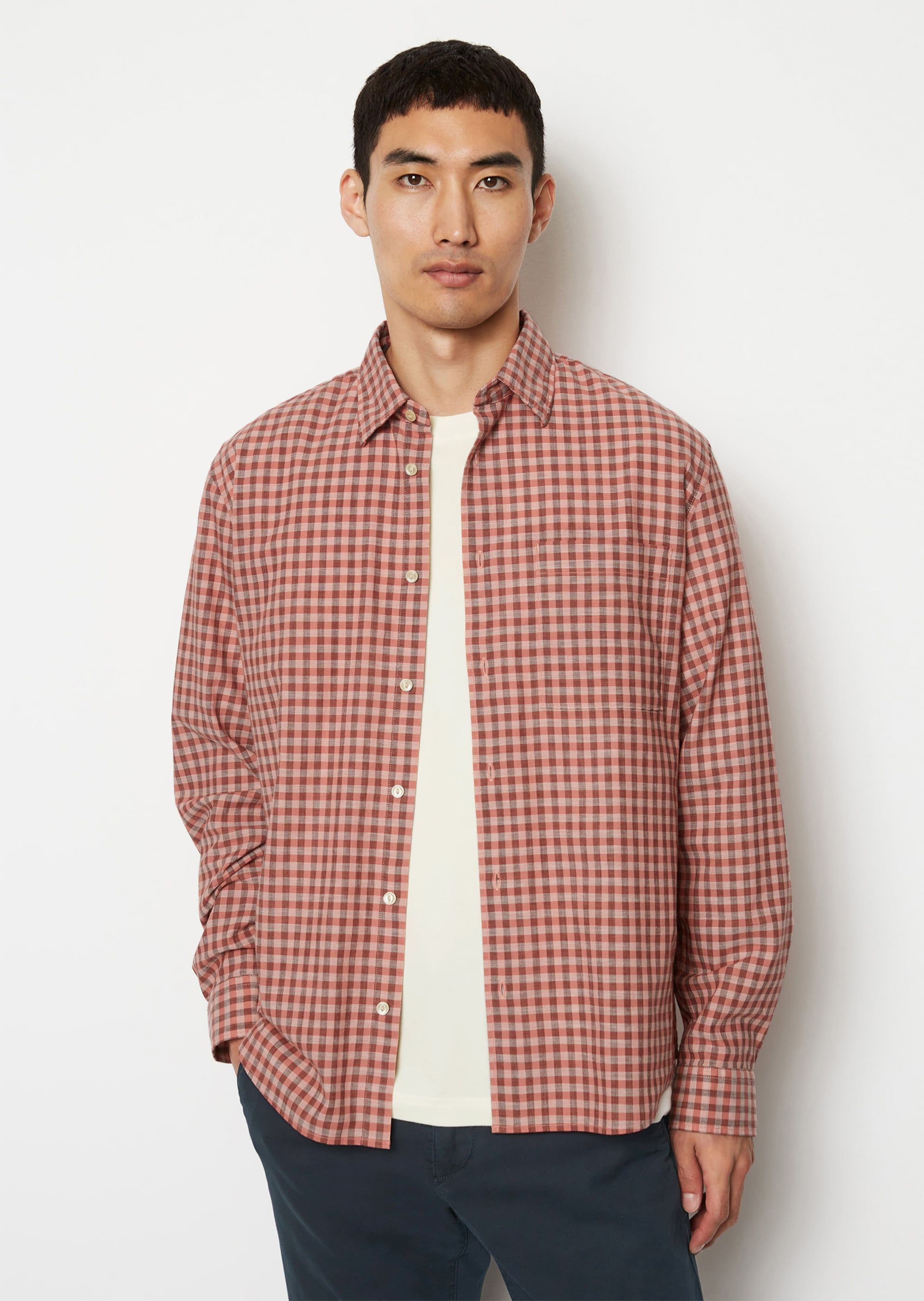 

Рубашка мужская Marc O’Polo 420724542090 красная XXL, Красный, 420724542090