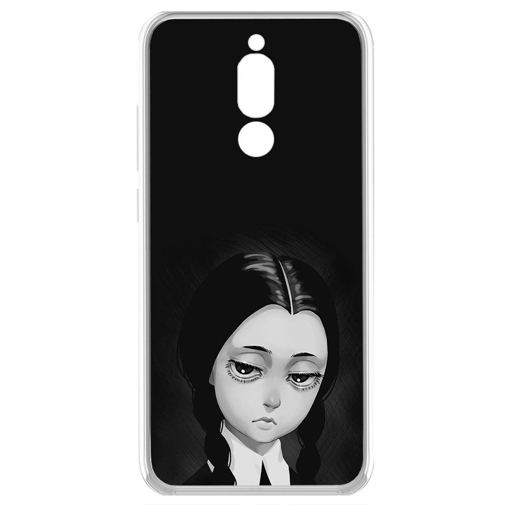 

Чехол-накладка Krutoff Clear Case Уэнсдей Аддамс - Рисованная Уэнсдей для Xiaomi Redmi 8, Прозрачный