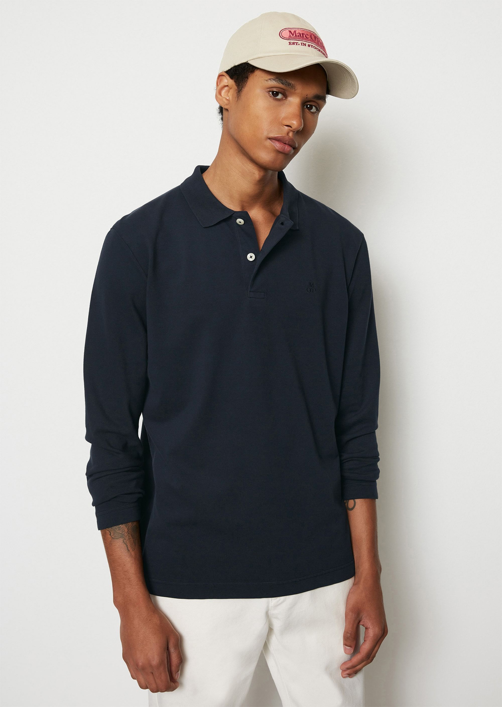 

Лонгслив мужской Marc O’Polo 420214755030 синий 3XL, 420214755030