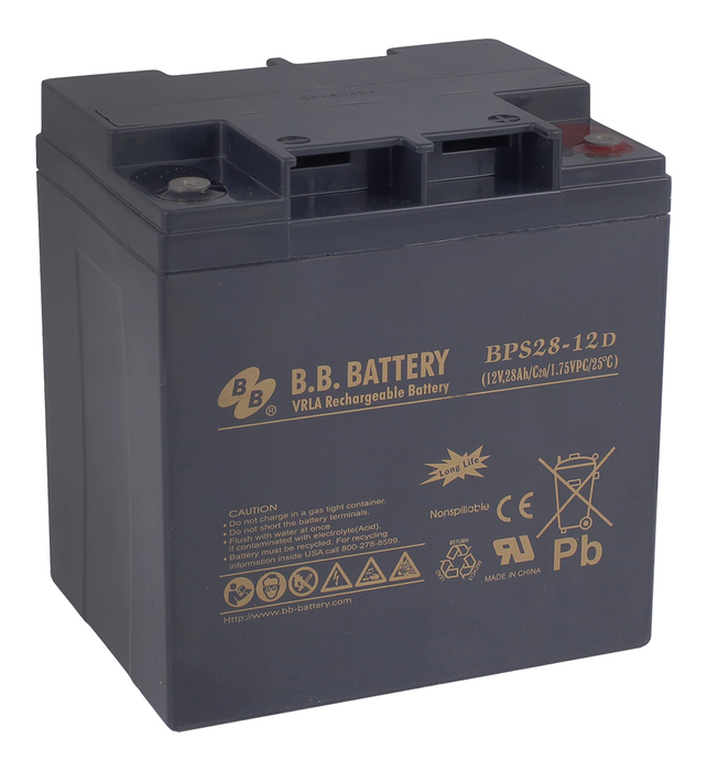 Аккумуляторная батарея В.В.Battery BPS 28-12D (12V; 28 Ah)