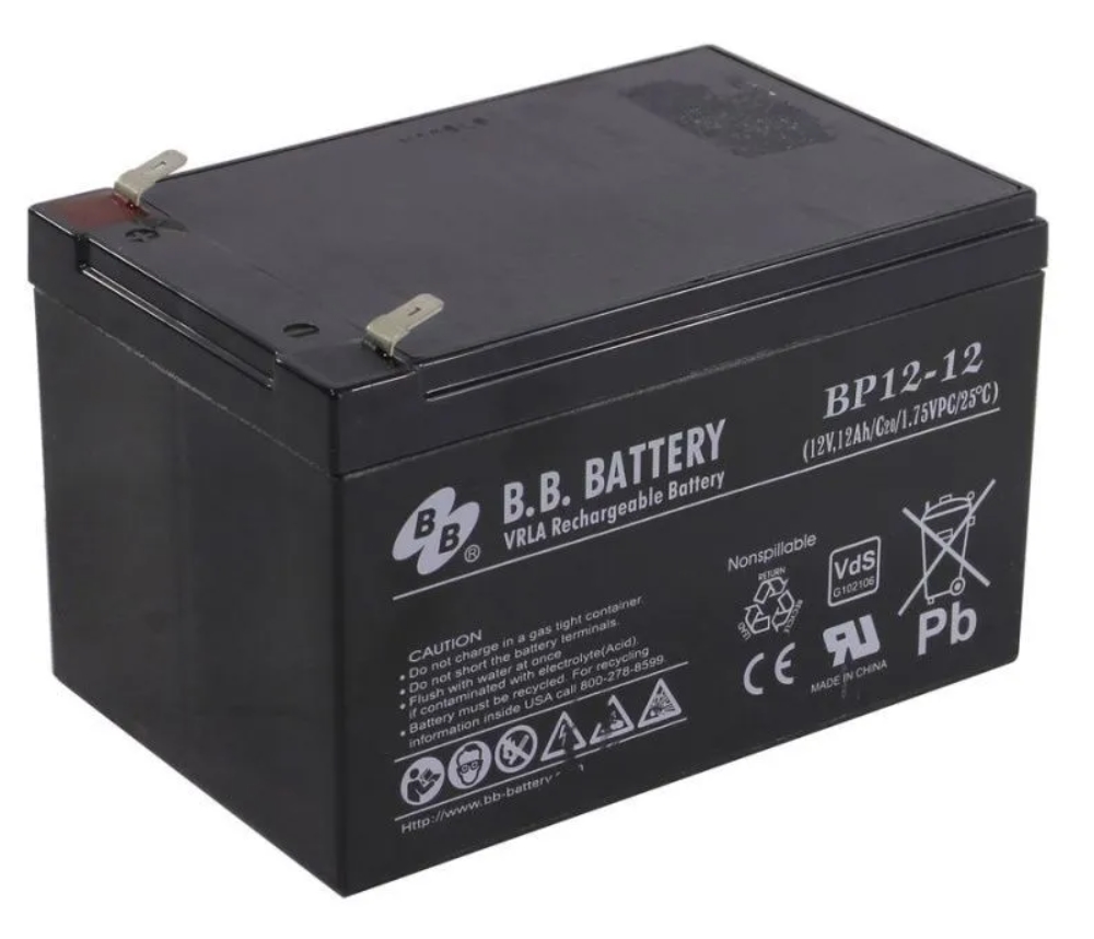 Аккумуляторная батарея ВВBattery BP 12-12 12V 12 Ah 914000₽