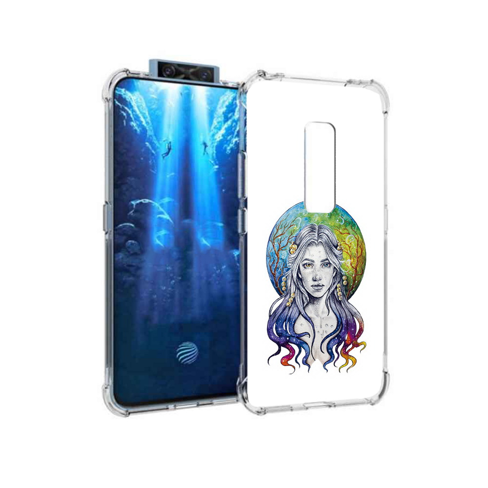 

Чехол MyPads Tocco для Vivo V17 Pro девушка с красивыми волосами (PT226965.387.313), Прозрачный, Tocco