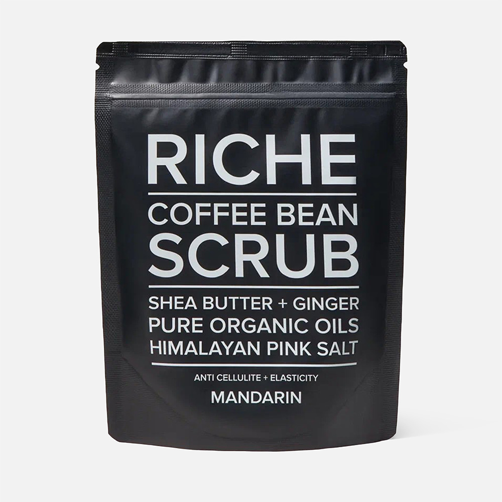 Скраб для тела RICHE Coffee Bean Scrub Mandarin, 250 г гель для душа ecocraft mandarin and pink pepper 250 мл
