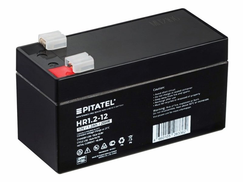 Аккумуляторная батарея Pitatel HR12-12 12012 для ИБП 12V 1200mAh 1750₽