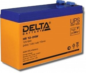 Аккумулятор Delta HR 12-24 W (12V 6Ah)