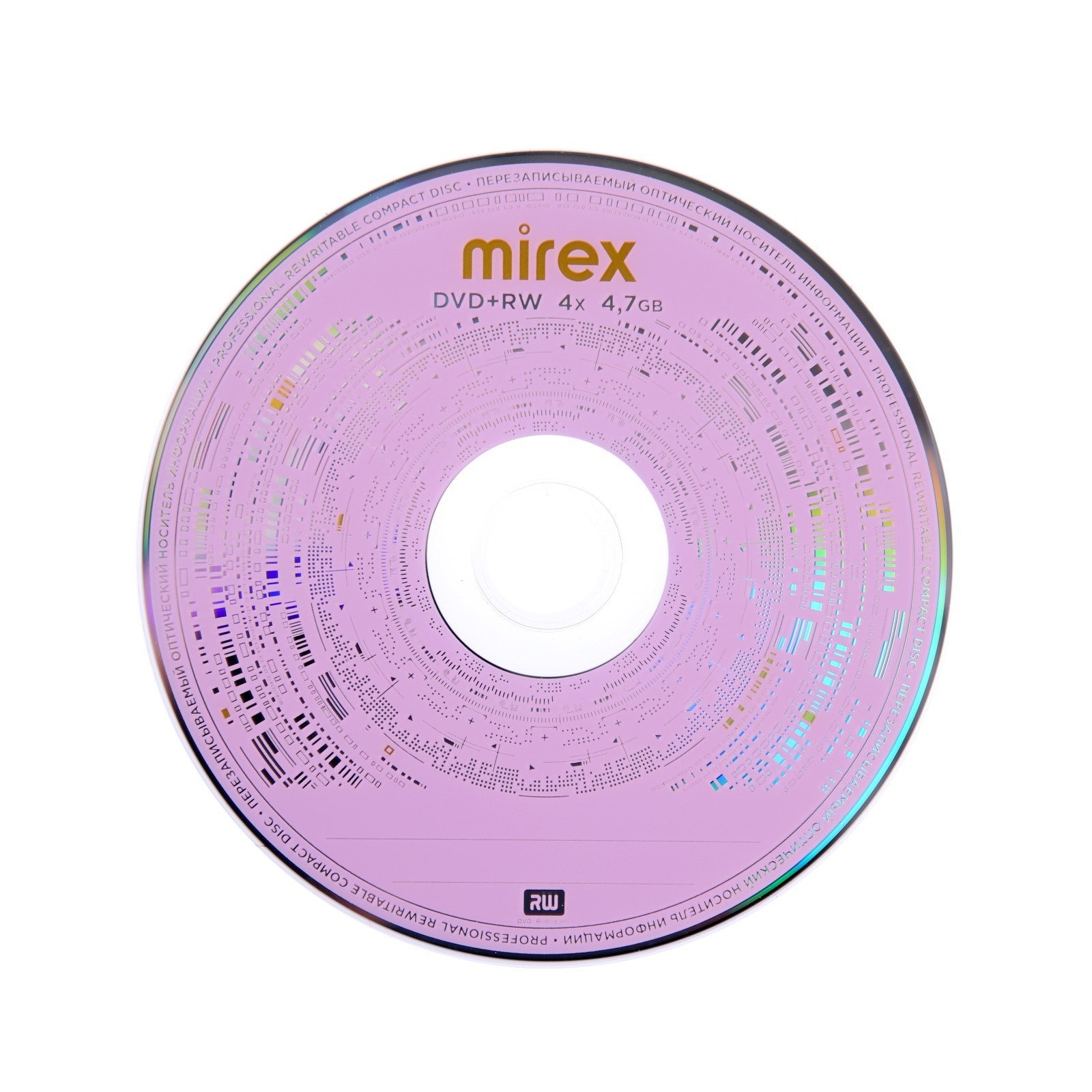 

Диск dvd+rw MIREX 150шт.