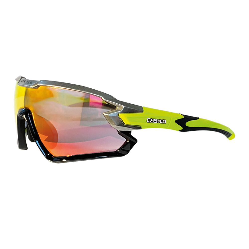 Спортивные солнцезащитные очки унисекс CASCO SX-34 желтые