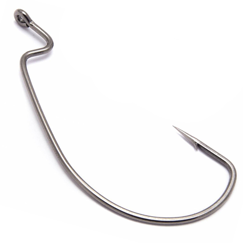 Рыболовные крючки HitFish LW Offset Hook №1, 10 шт