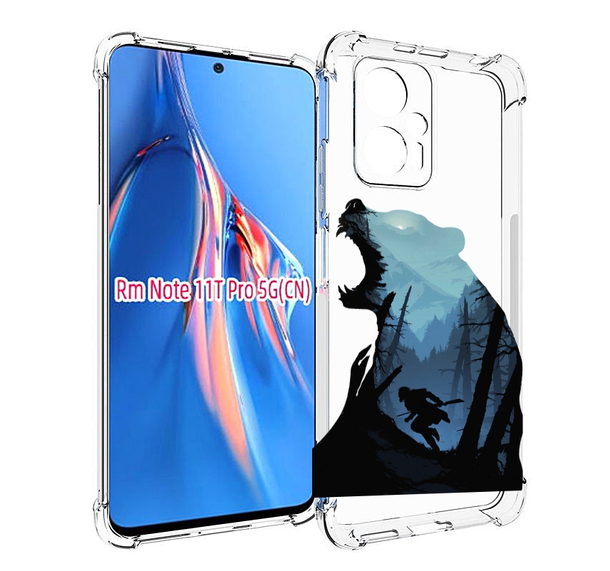 

Чехол MyPads Ночной-медведь для Xiaomi Redmi Note 11T Pro / 11T Pro Plus / Poco X4 GT п..., Прозрачный, Tocco
