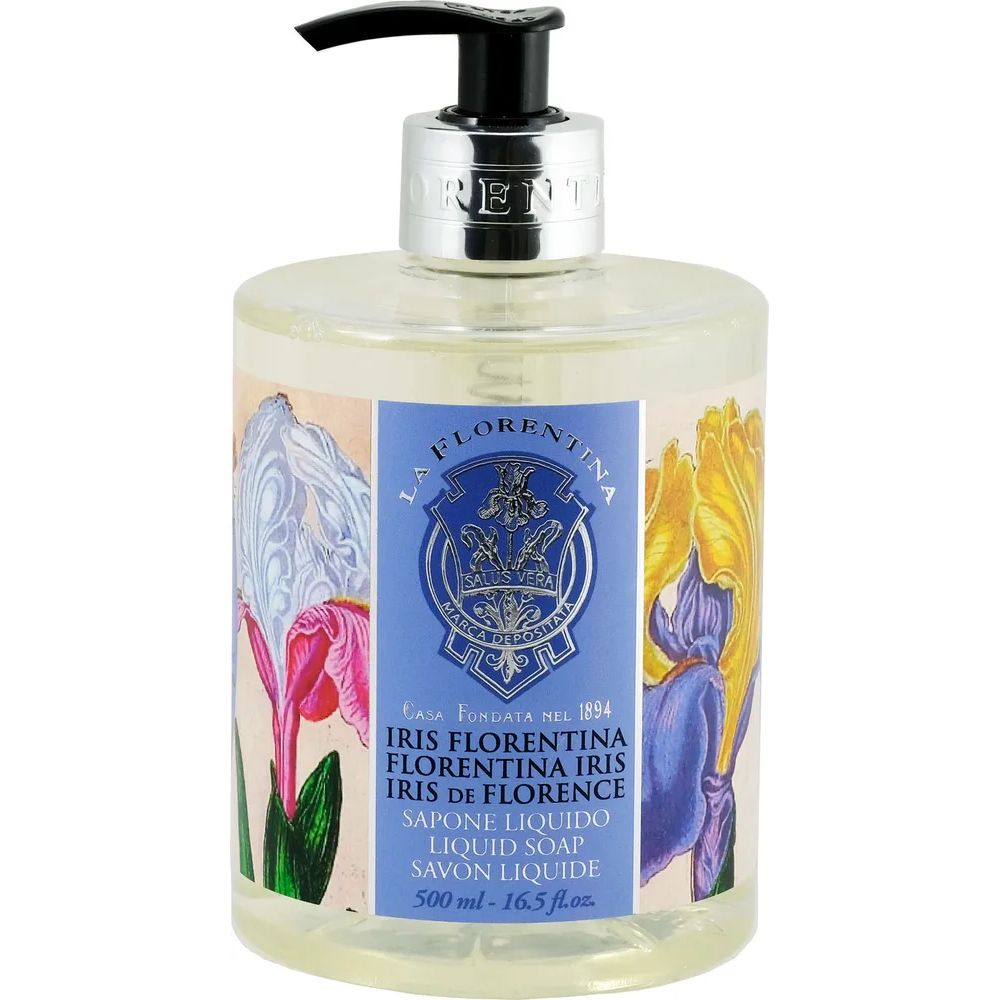 Мыло жидкое для рук и тела La Florentina Флорентийский Ирис очищающее 500 мл la florentina мыло lily of the valley ландыш 200