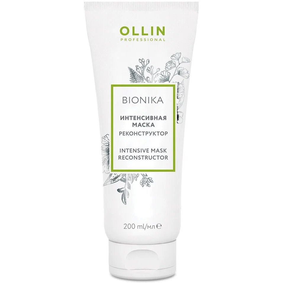 Маска для волос Ollin Professional Bionika Реконструктор для восстановления волос, 200 мл ollin bionika intensive mask reconstructor интенсивная маска реконструктор 200 мл