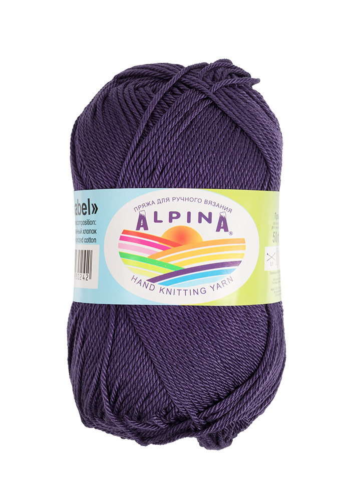 

Пряжа Alpina ANABEL-065 ANABEL темно-фиолетовый, ANABEL