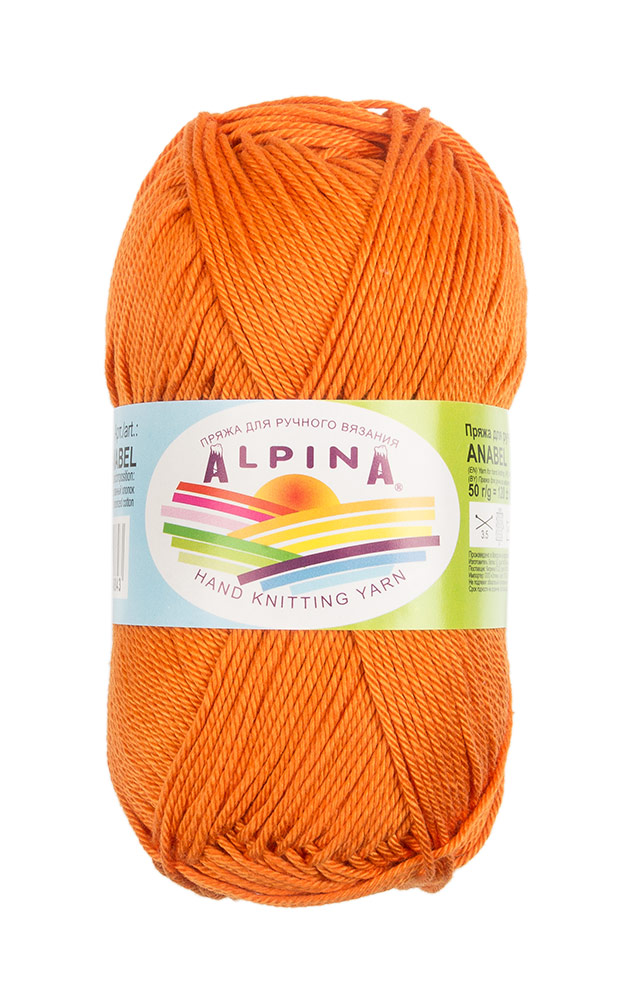 

Пряжа Alpina ANABEL-1039 ANABEL 1039 оранжевый, ANABEL