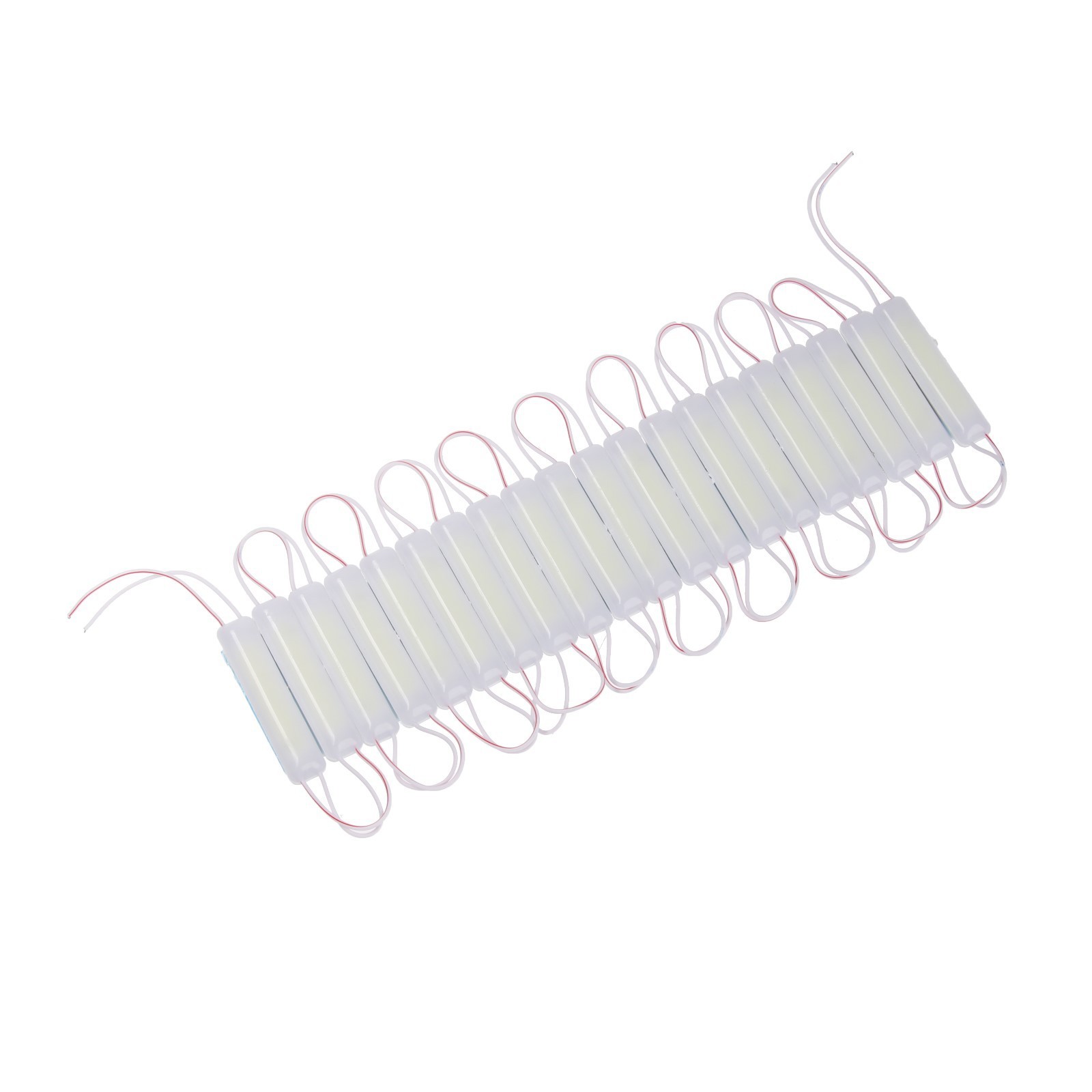 Светодиодные модули КНР SMD5730, 2,4 Вт, COB, 220 Lm, линза 160 град, IP65, 6500K, 12V