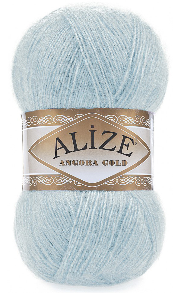 

Пряжа Alize ALIZE-AngoraGold-114 Angora Gold мята, Голубой, Angora Gold